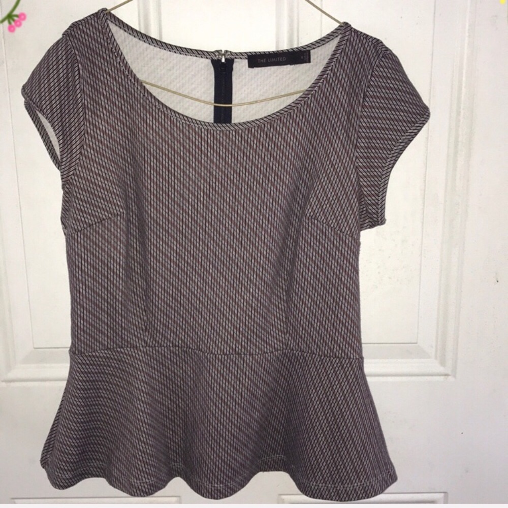 ╺ The Limited // peplum blouse 🌷